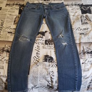 Levi's too super low jeans